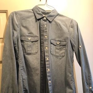 J Crew Chambray Button Down